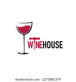 wine glass design concept background