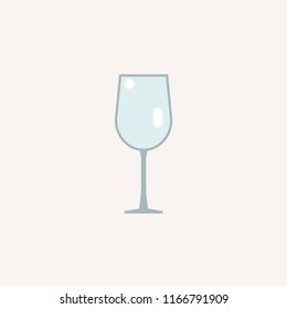 Wine Glass Drink modern vector style. Wine glass icon concept. Wine glass icon for web and app.