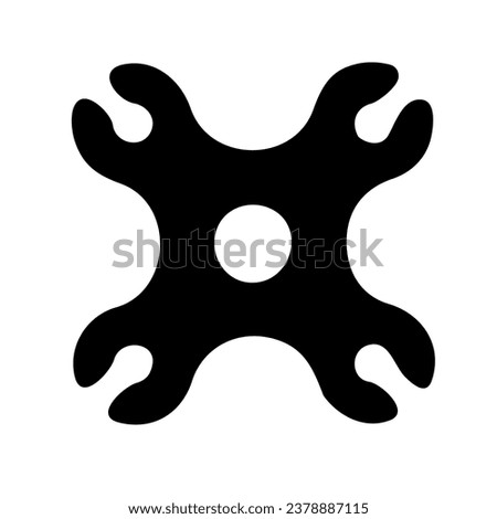 Wine glass holder with edges design