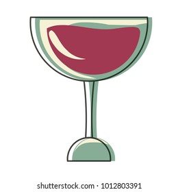 Wine glass icon 
