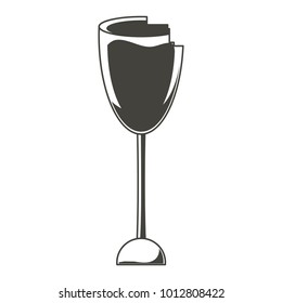 Wine glass icon 