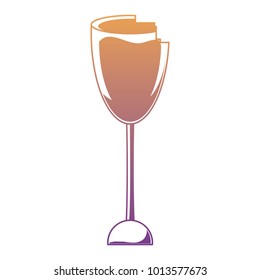 Wine glass icon 