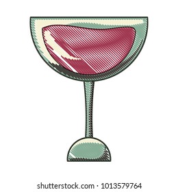 Wine glass icon 