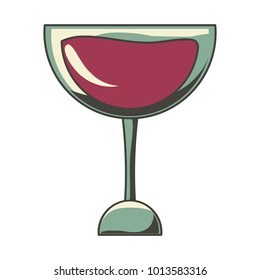 Wine glass icon 