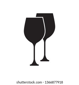 Wine glass icon 