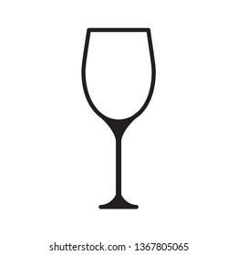 Wine glass icon 