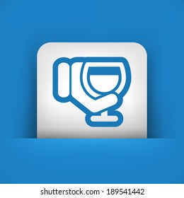 Wine glass icon