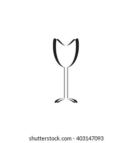 wine glass, icon