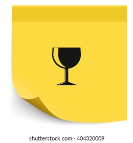 Wine glass icon.