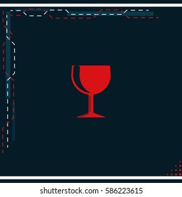 Wine glass icon.
