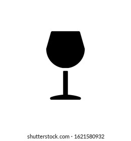 wine glass icon design vector template