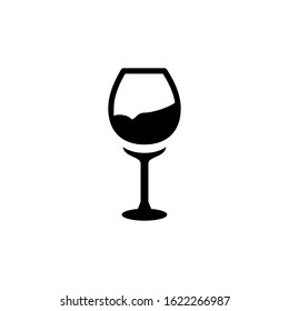 wine glass icon design vector template