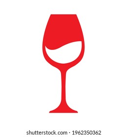 wine glass icon Design vector
