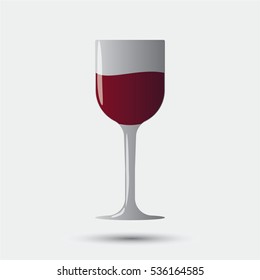 Wine Glass Icon illustration isolated vector sign symbol