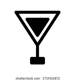 wine glass icon or logo isolated sign symbol vector illustration - high quality black style vector icons
