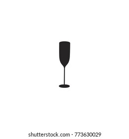 wine glass icon. sign design