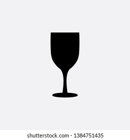 wine glass icon sign signifier vector
