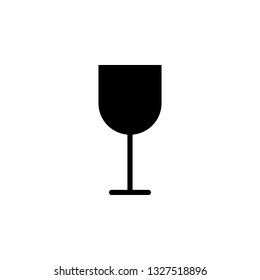wine glass icon. Signs and symbols can be used for web, logo, mobile app, UI, UX