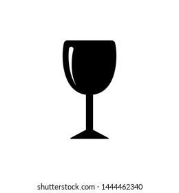 Wine Glass Icon Template Vector Design - Vector