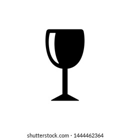 Wine Glass Icon Template Vector Design - Vector