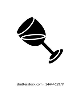 Wine Glass Icon Template Vector Design - Vector