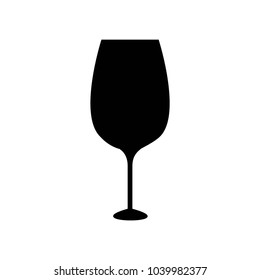 Wine glass icon vector