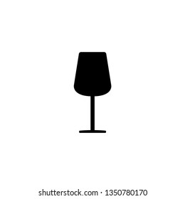 wine glass icon vector