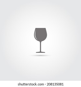 Wine glass icon - Vector