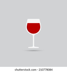 Wine glass icon - Vector