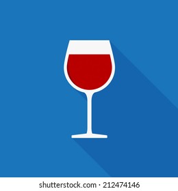 Wine glass icon - Vector