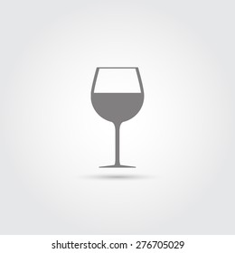 Wine glass icon - Vector