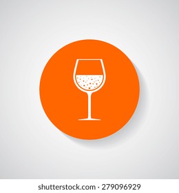 Wine glass icon - Vector