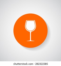 Wine glass icon - Vector