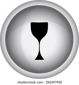 Wine glass icon - Vector