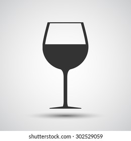 Wine glass icon - Vector