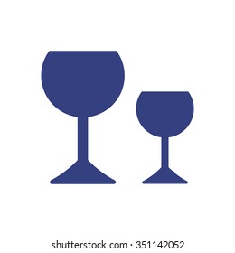 Wine glass icon - Vector