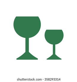 Wine glass icon - Vector