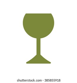 Wine glass icon - Vector