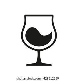 Wine glass icon - Vector