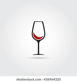 Wine glass icon - Vector