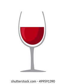 Wine glass icon - Vector