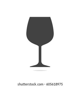 Wine glass icon vector