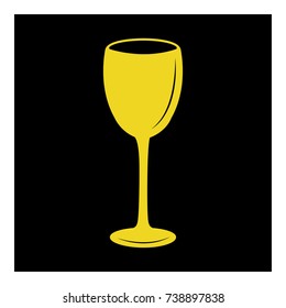Wine Glass icon vector