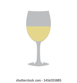 wine glass icon vector design template