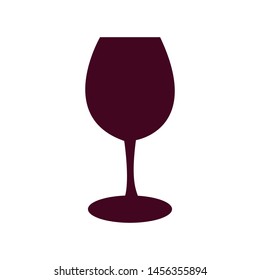 wine glass icon vector design template