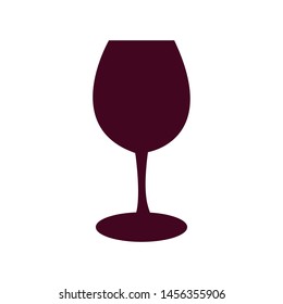 wine glass icon vector design template