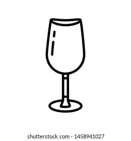 wine glass icon vector design template