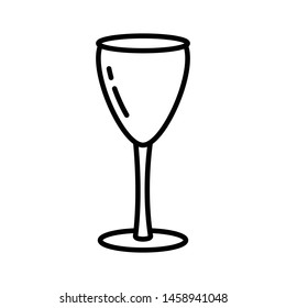 wine glass icon vector design template