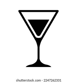 Wine glass icon vector design template