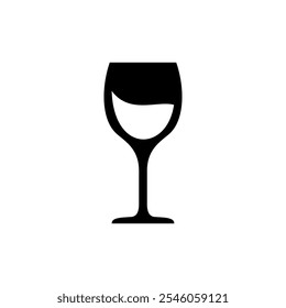 Wine Glass icon vector design templates simple and modern